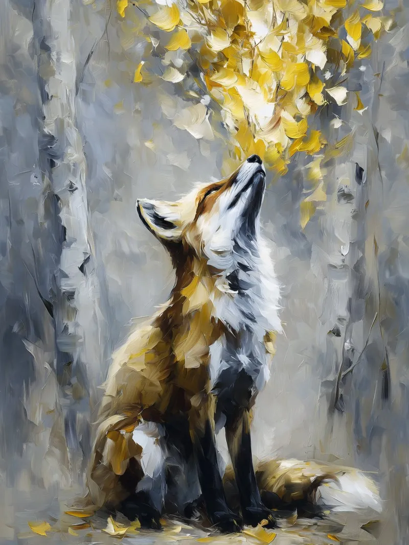 Fox Forest Golden pellicola backlit da Mateo