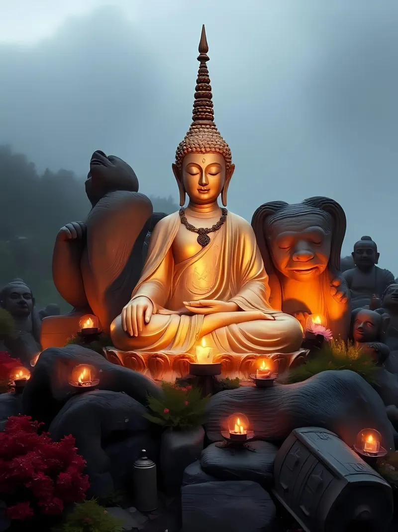 Buddha pellicola backlit da kosinsart.gallery