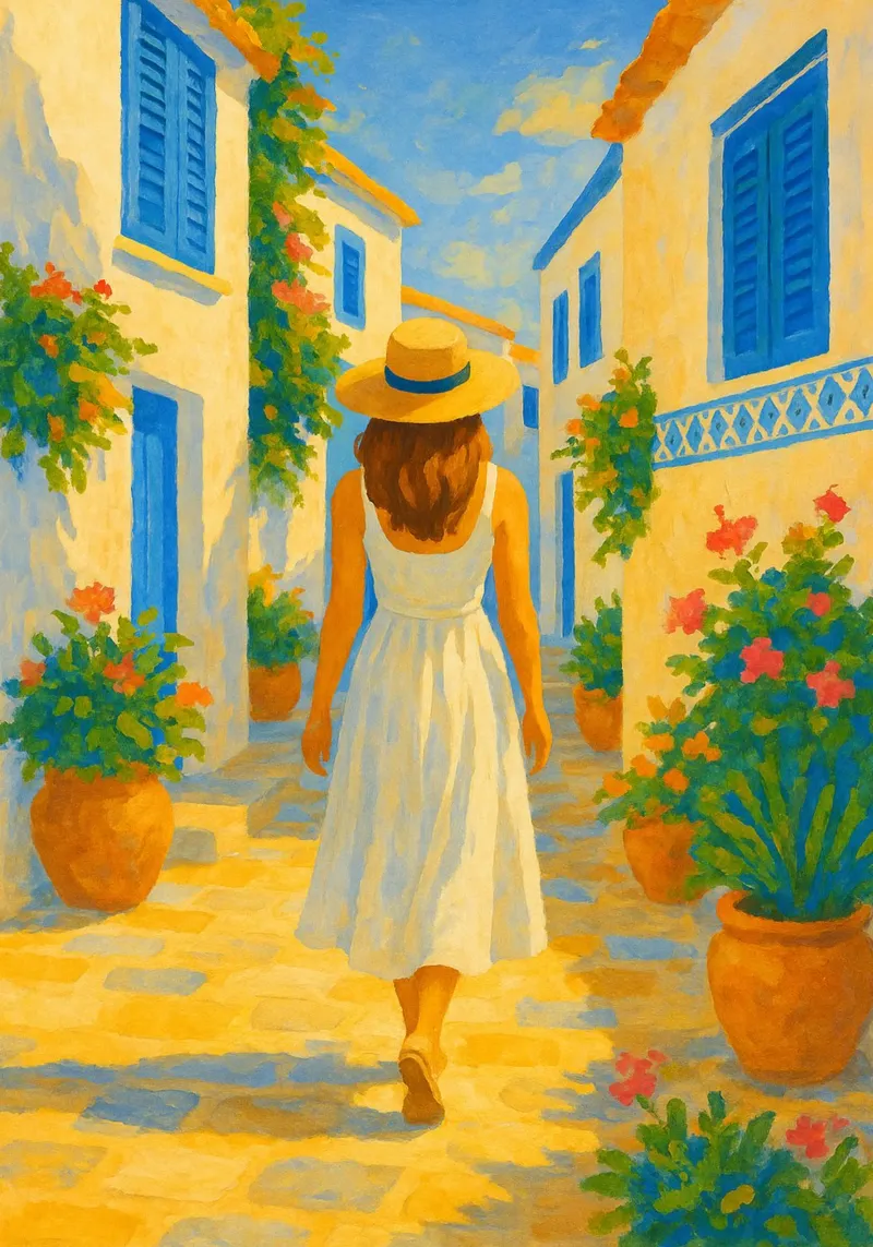 Walk through the Old Town poster da Mosaic Dialogue