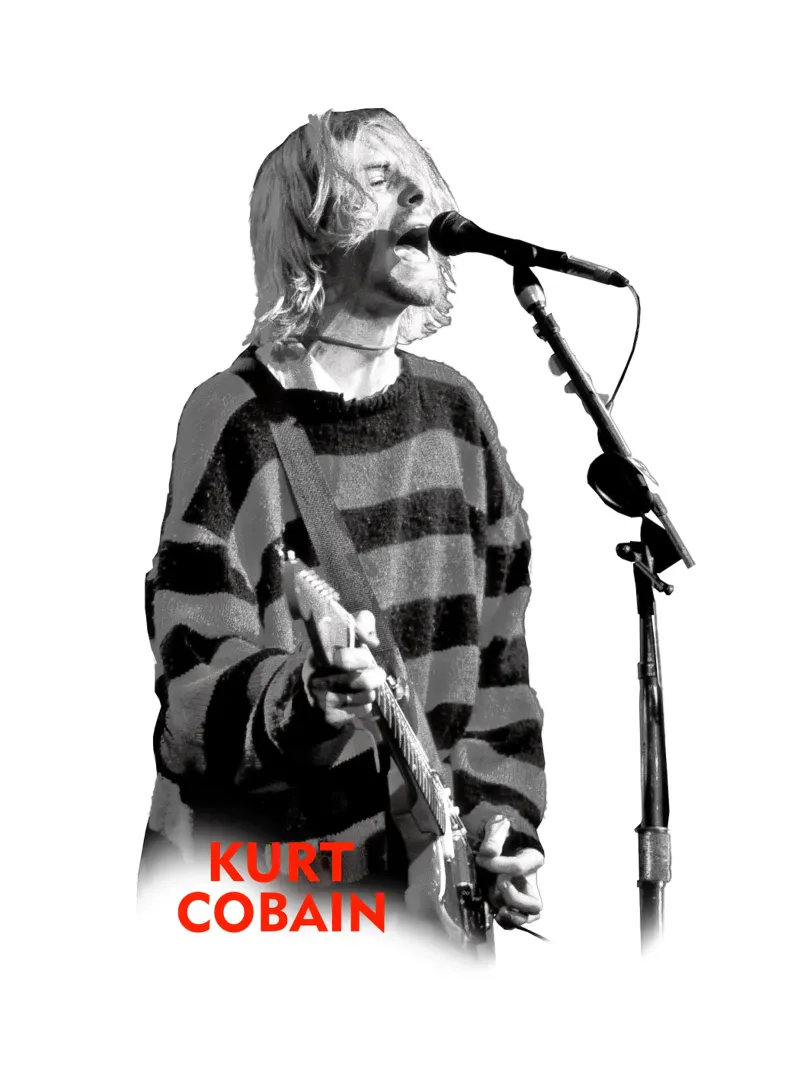Kurt Cobain pellicola backlit da Theidolastore