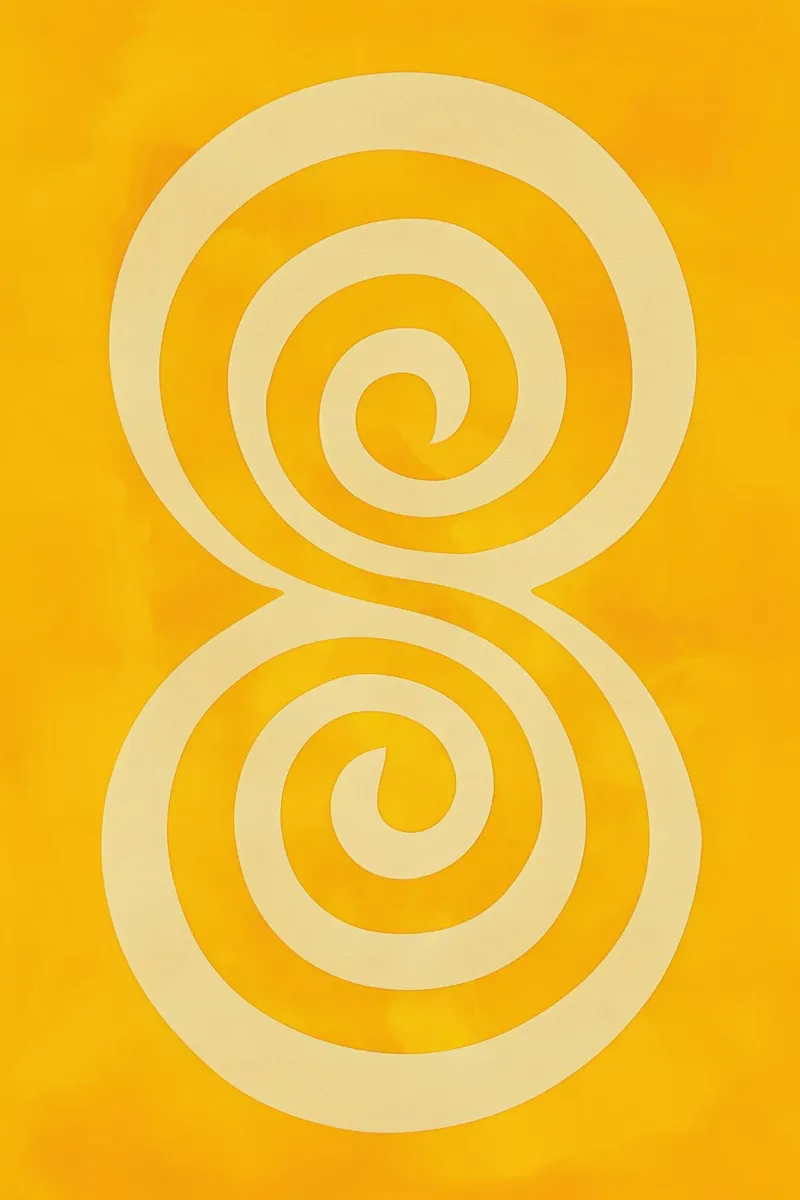 Jardin Zen jaune-soleil | Double torsion jaune hahnemühle de Autofocus