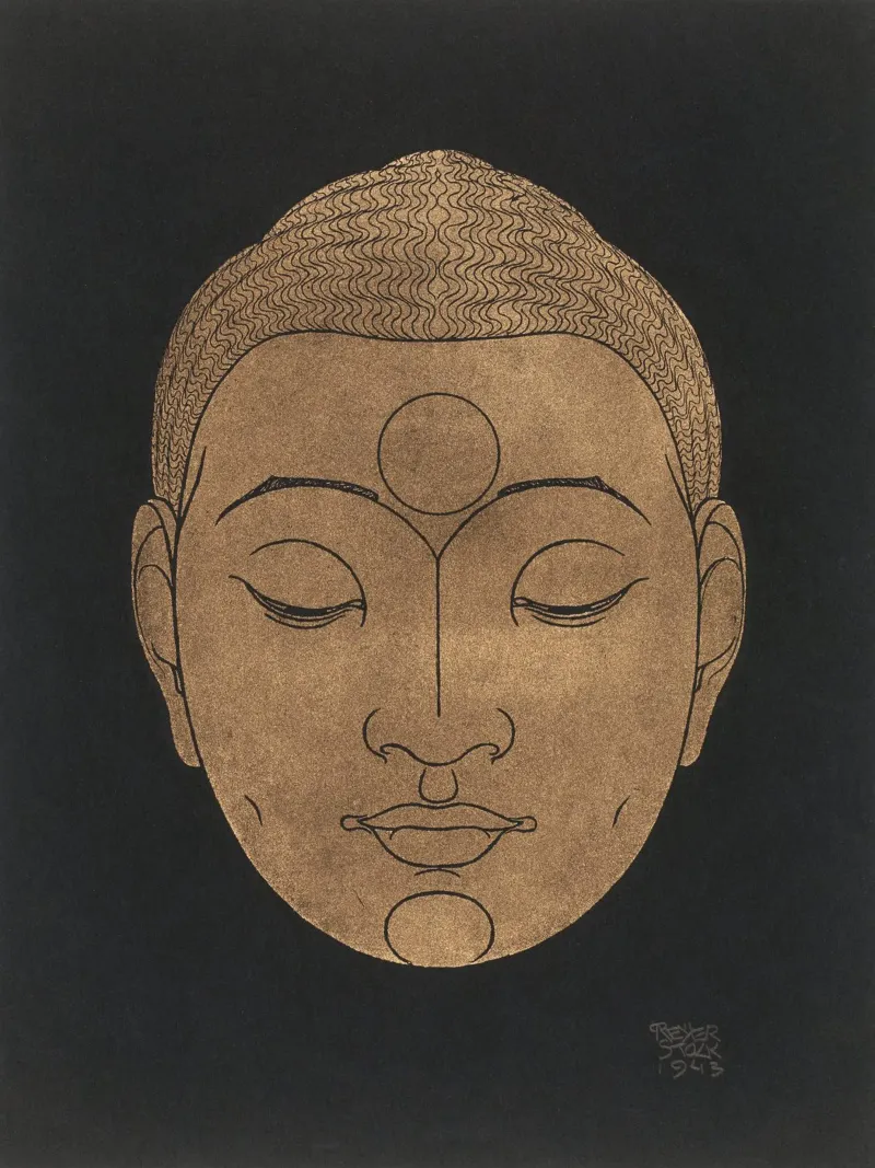 Head of Buddha poster da apoloprints