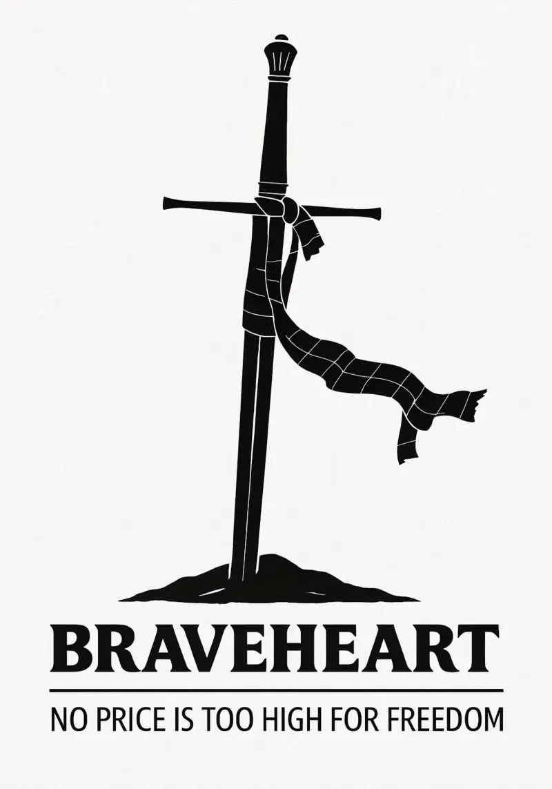 Braveheart Print pellicola backlit da MoviesArt