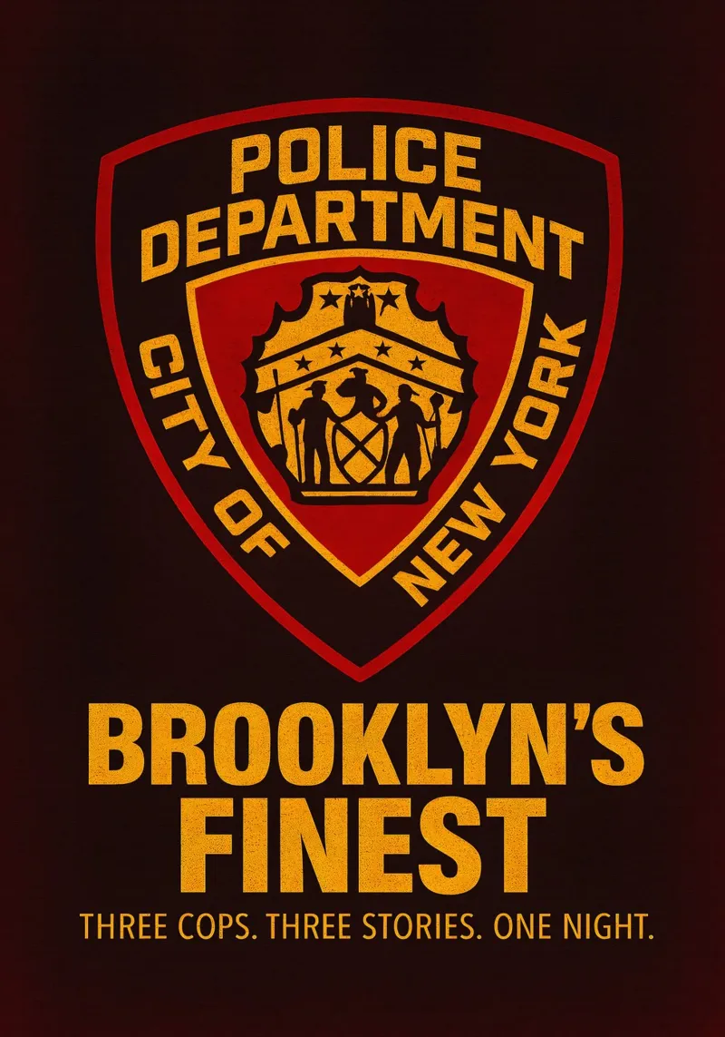 Brooklyn’s Finest Print tela con Cornice a cassetta da MoviesArt