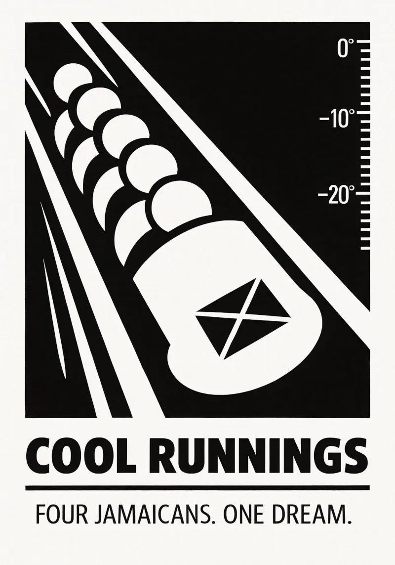 Cool Runnings Print poster da MoviesArt