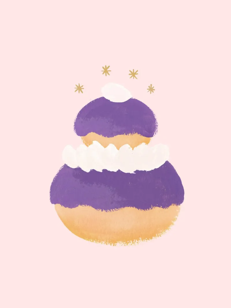 Torta francese - Viola carta hahnemühle da intemporalis
