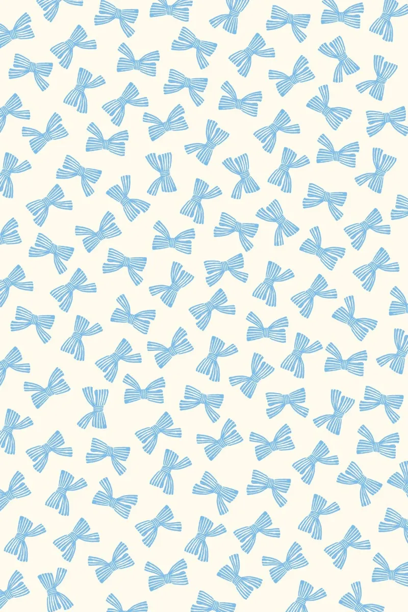 Modello di fiocco a nastro - Blu carta hahnemühle da intemporalis