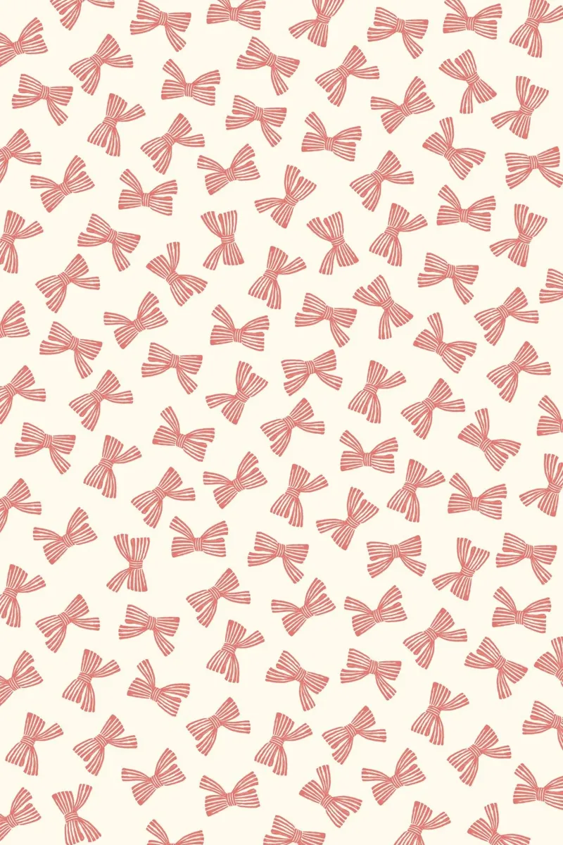 Modello di fiocco a nastro - Rosso rosa carta hahnemühle da intemporalis