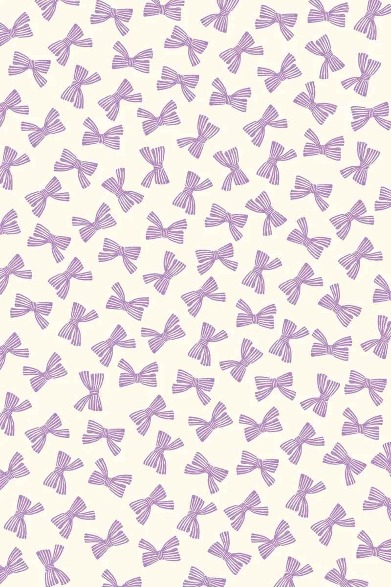 Ribbon Bow Pattern - Purple plexiglass da intemporalis