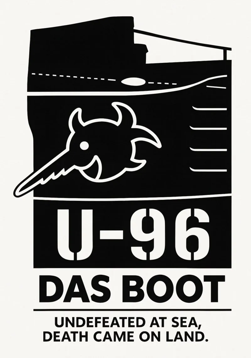 Das Boot Print plexiglass da MoviesArt
