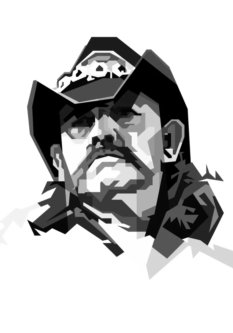 Lemmy Thrashmetal di tendenza ora pellicola backlit da Artkreator