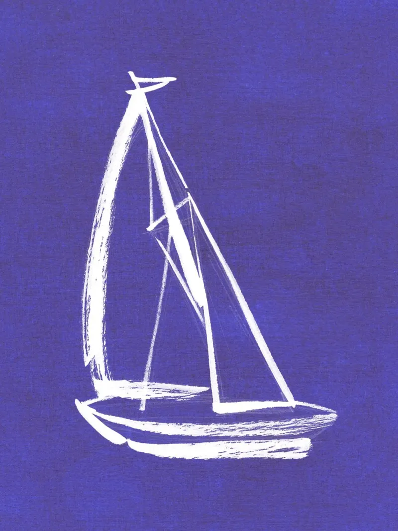 Sailboat - Navy forex plate by intemporalis