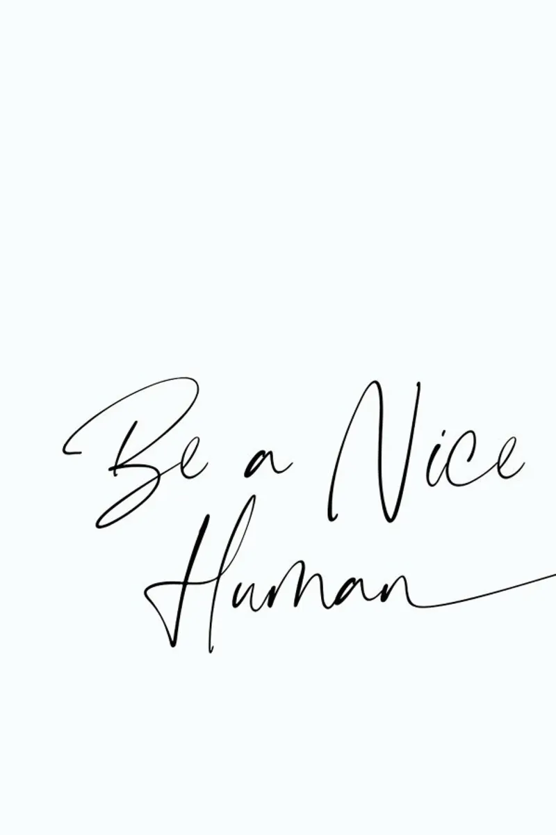 Nice Human poster con telaio in alluminio da Mottos by Sinan Saydik