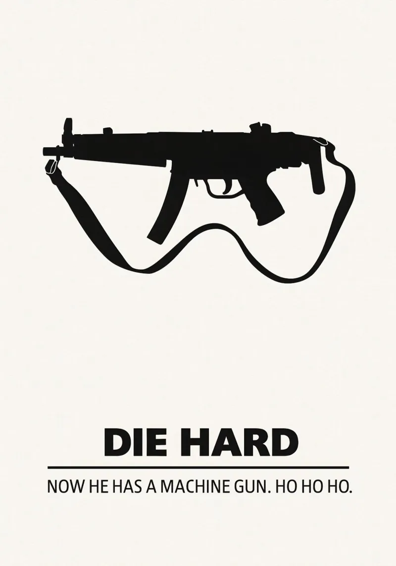 Die Hard Print pellicola backlit da MoviesArt