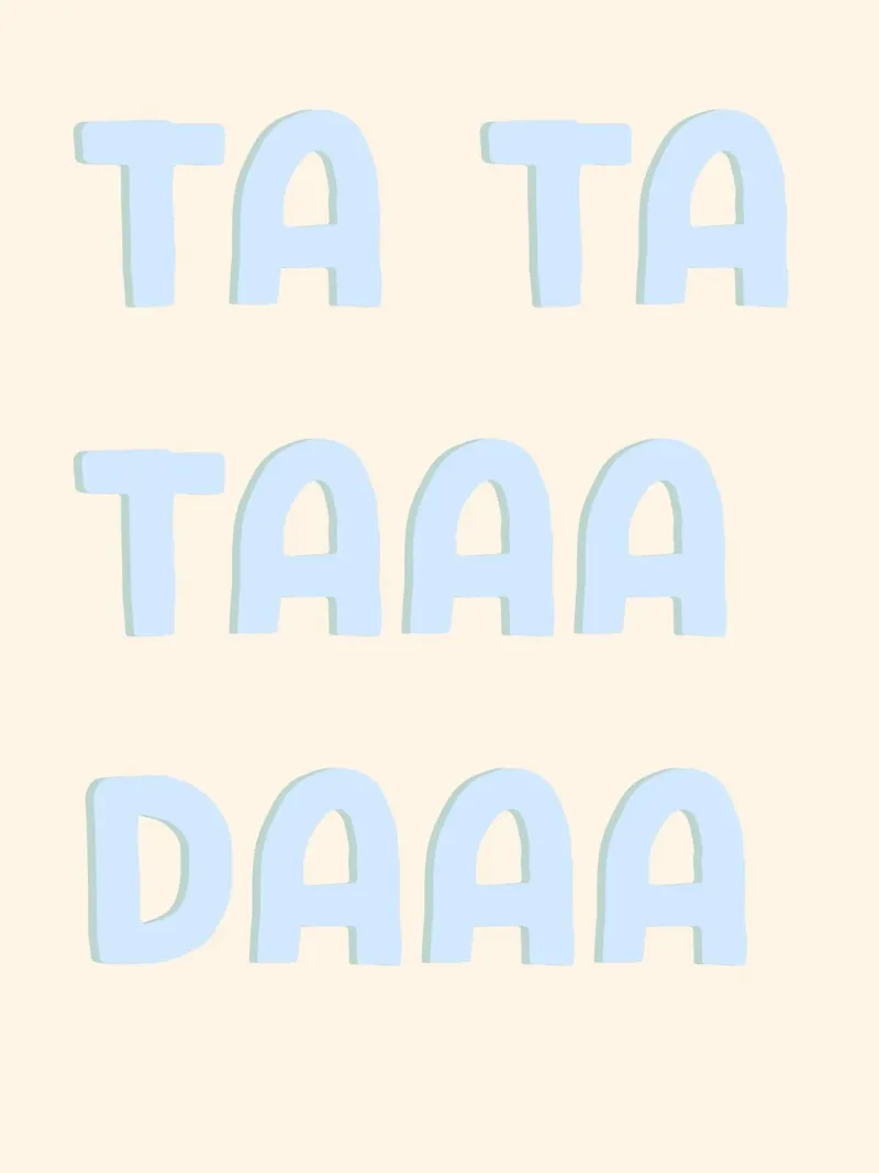 TA TA TAAA DAAA carta hahnemühle da Nordic Vibes