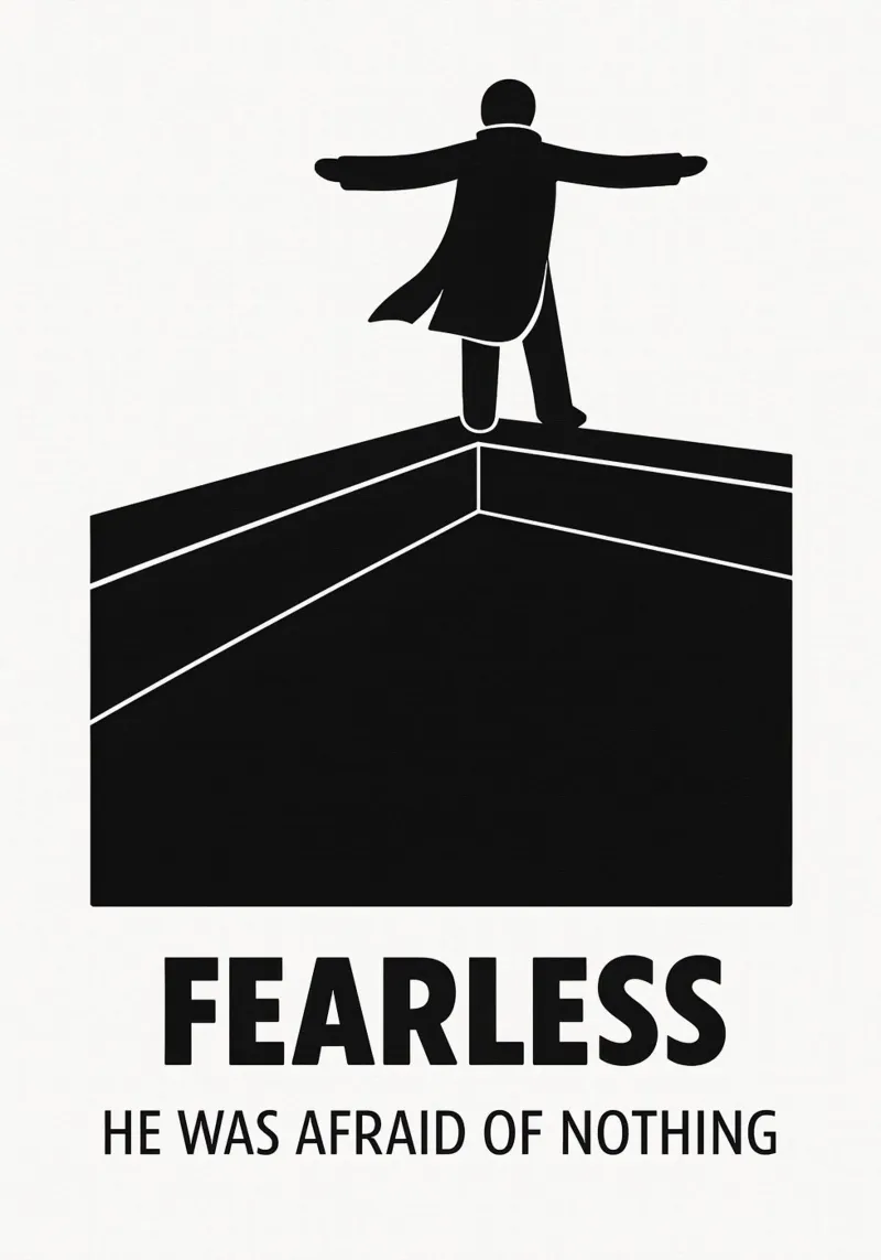 Fearless Print plexiglass da MoviesArt