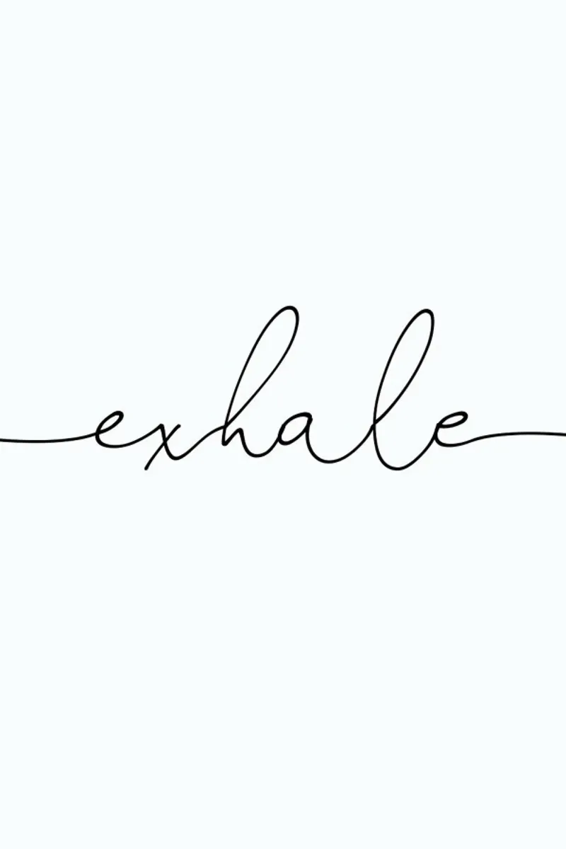 Inhale Exhale-right alluminio dibond da Mottos by Sinan Saydik