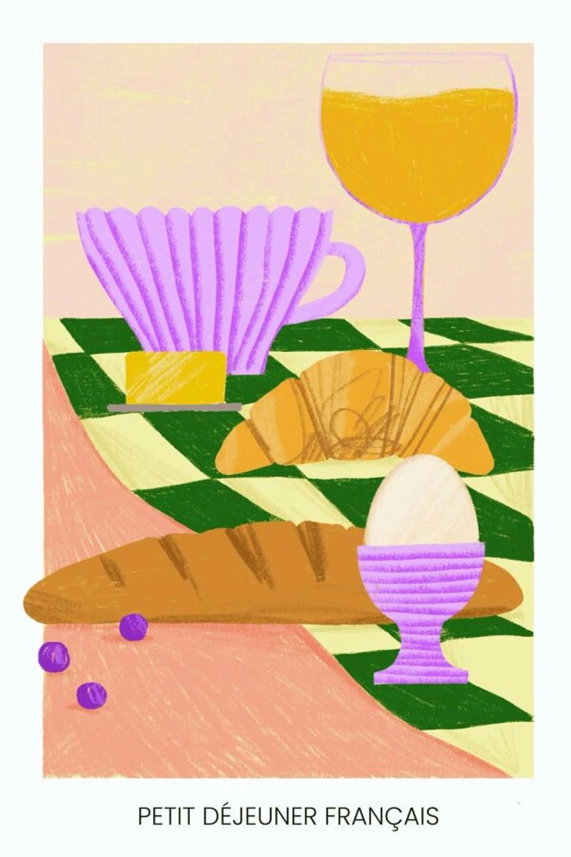 Petit Déjeuner Francais poster de Studio One