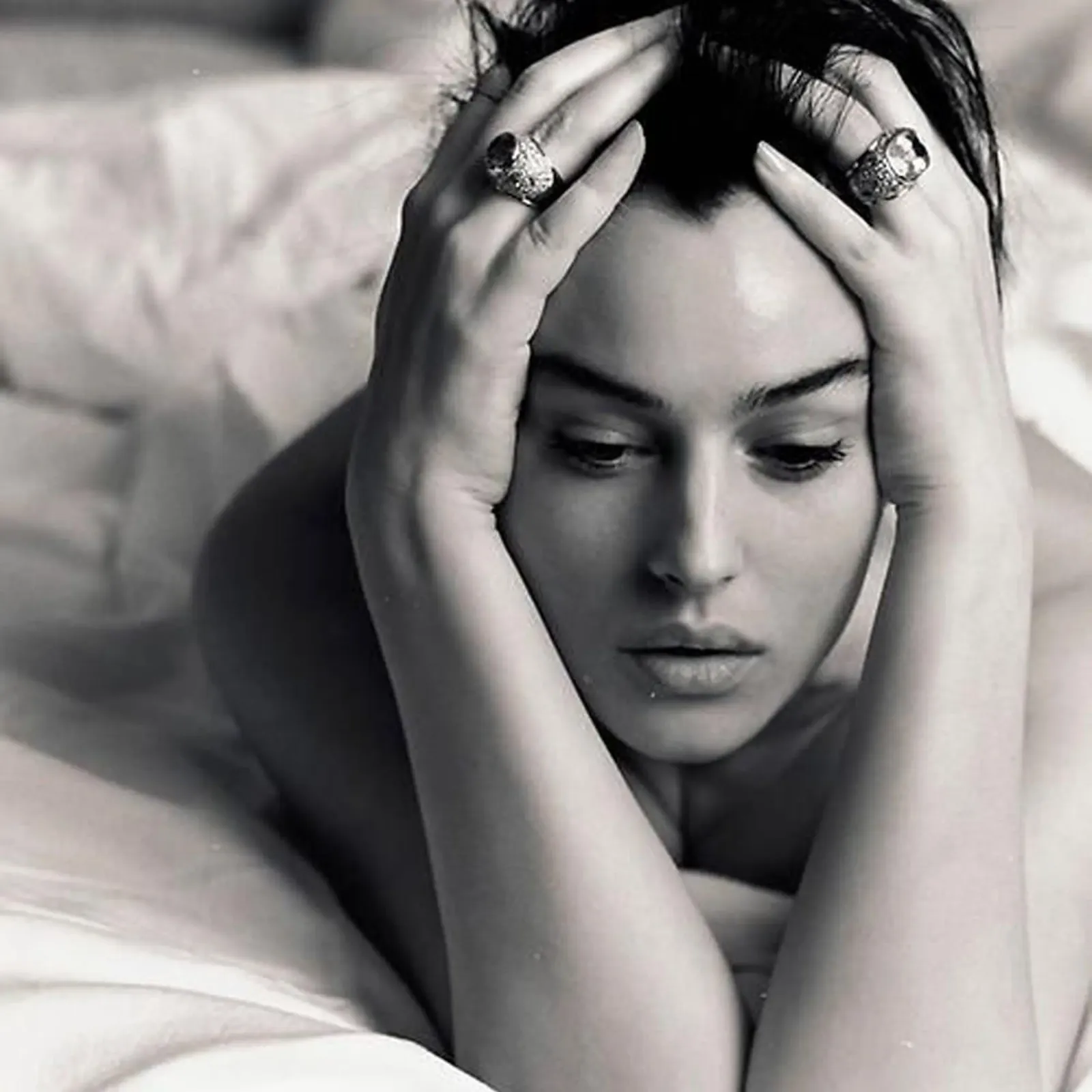 In Bedroom Monica Sad hahnemühle by Alex happy shop