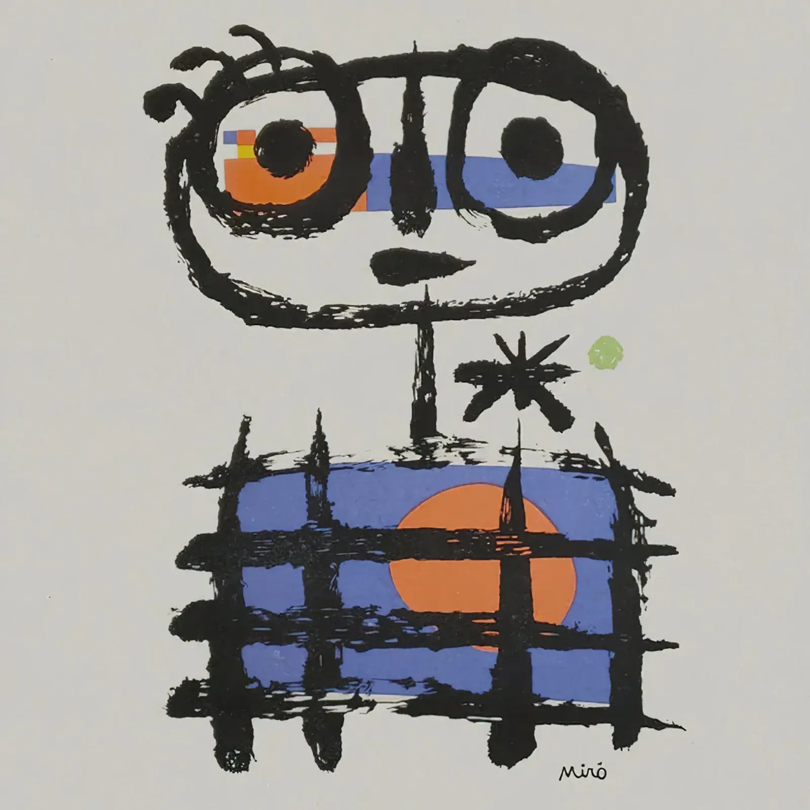 Miro-Sonnenuntergang Leinwand von phillipp veisenberg