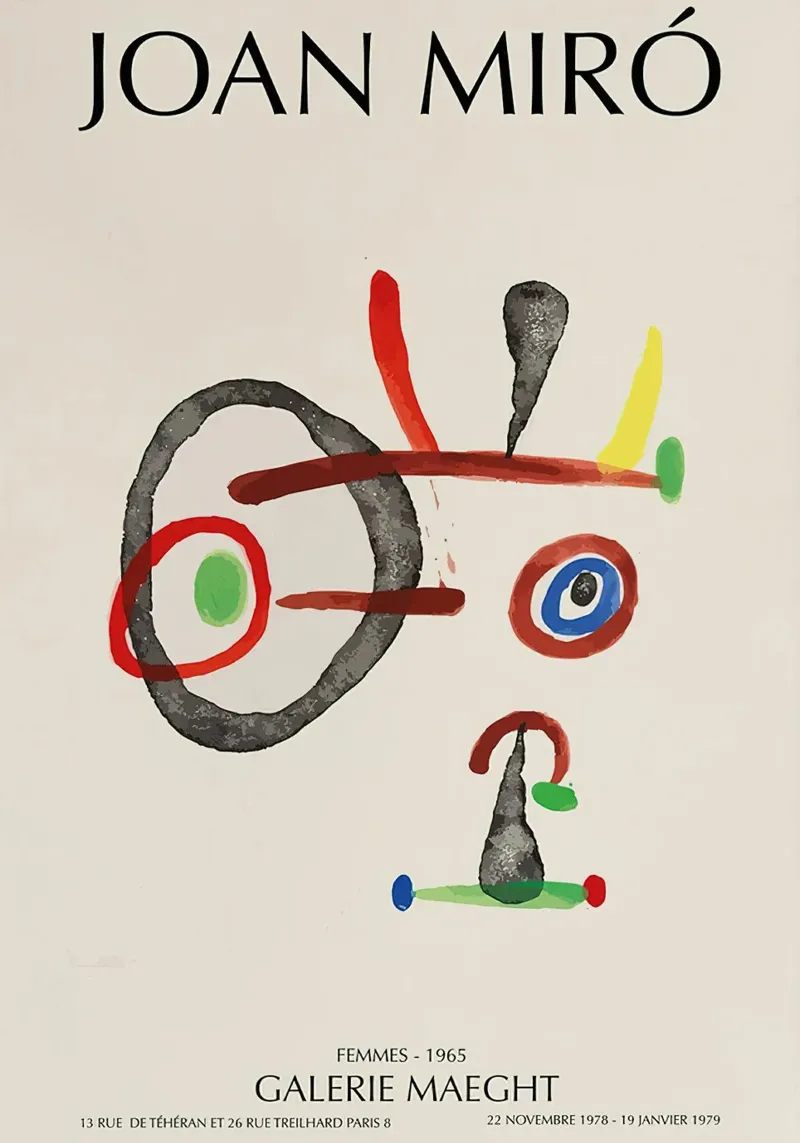 Joan Miro Donne 1965 pellicola backlit da phillipp veisenberg