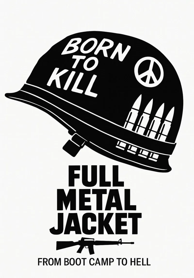 Full Metal Jacket Print pellicola backlit da MoviesArt