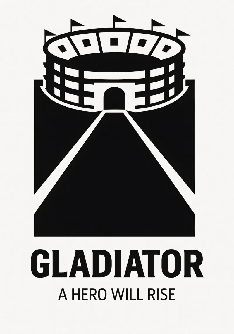 Gladiator Print pellicola backlit da MoviesArt