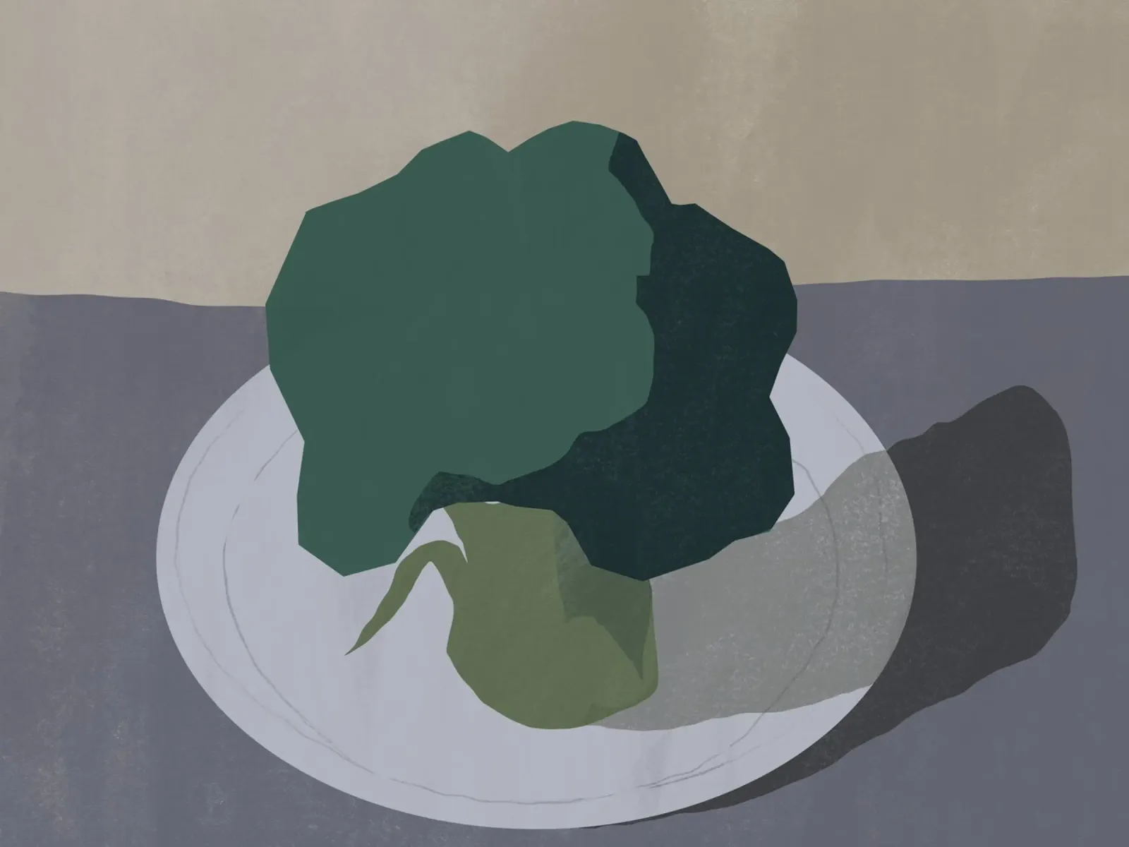 Broccoli pellicola backlit da Little Dean