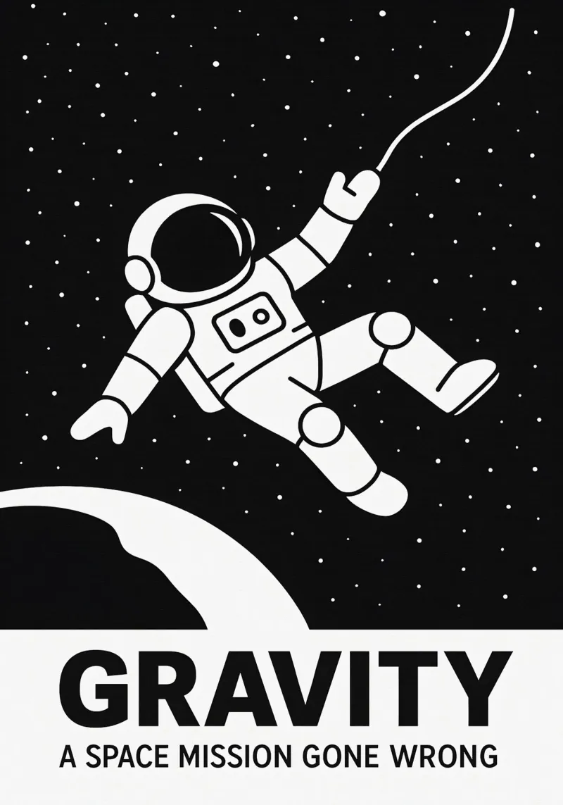 Gravity Print pellicola backlit da MoviesArt