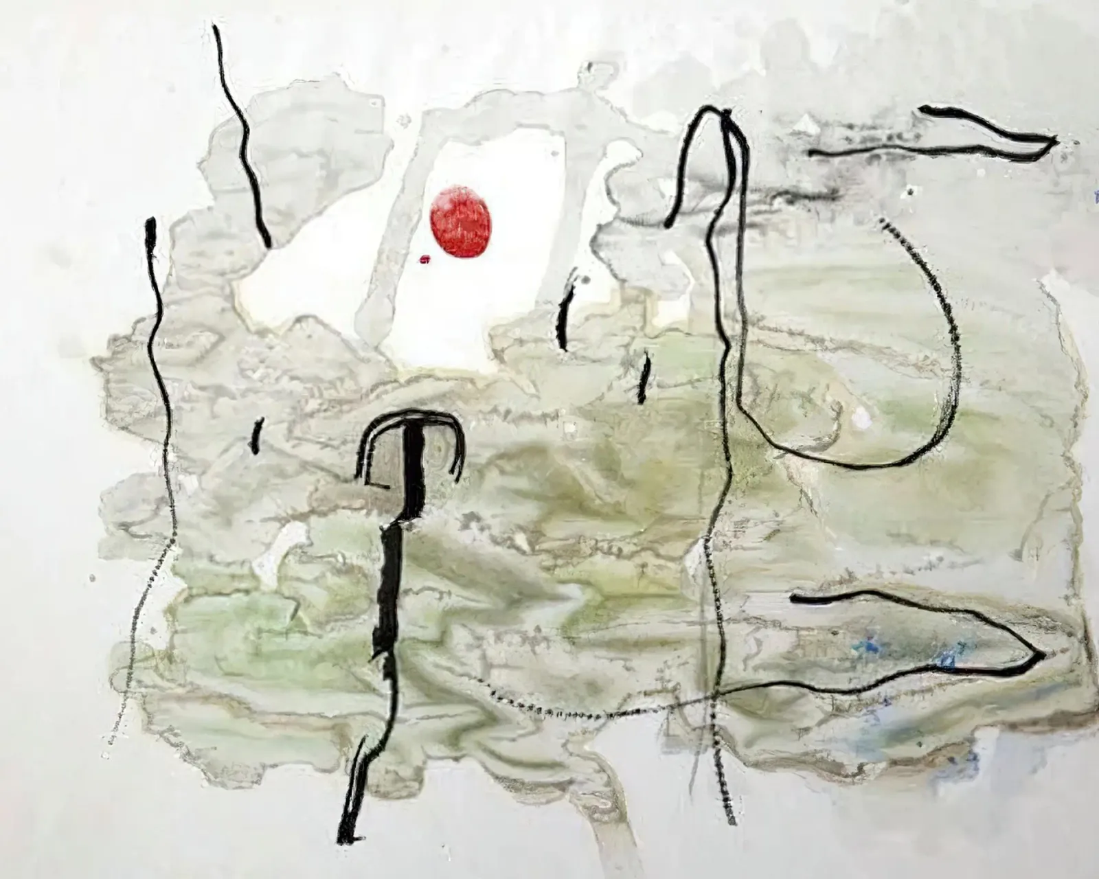Joan MIRO Litografia ad edizione limitata Acquarello 1963 carta hahnemühle da phillipp veisenberg