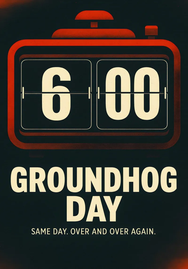 Groundhog Day Print poster da MoviesArt