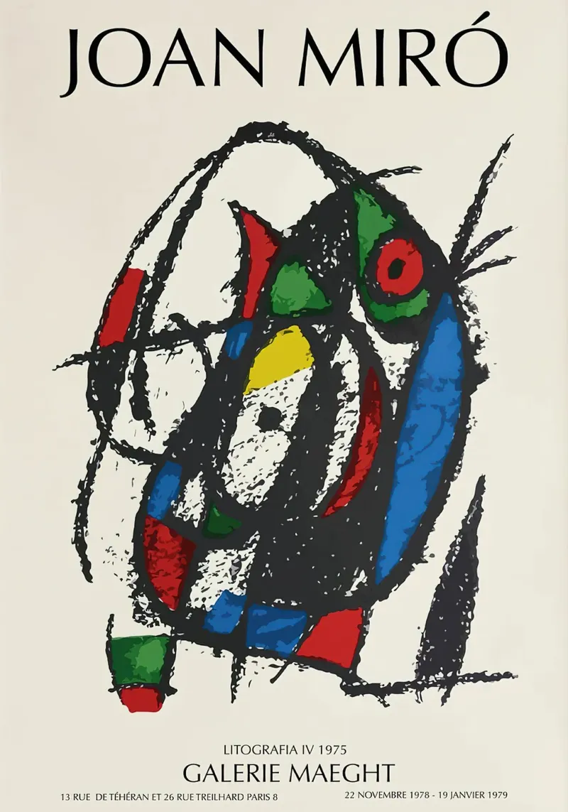 Joan Miro Litografia IV pellicola backlit da phillipp veisenberg