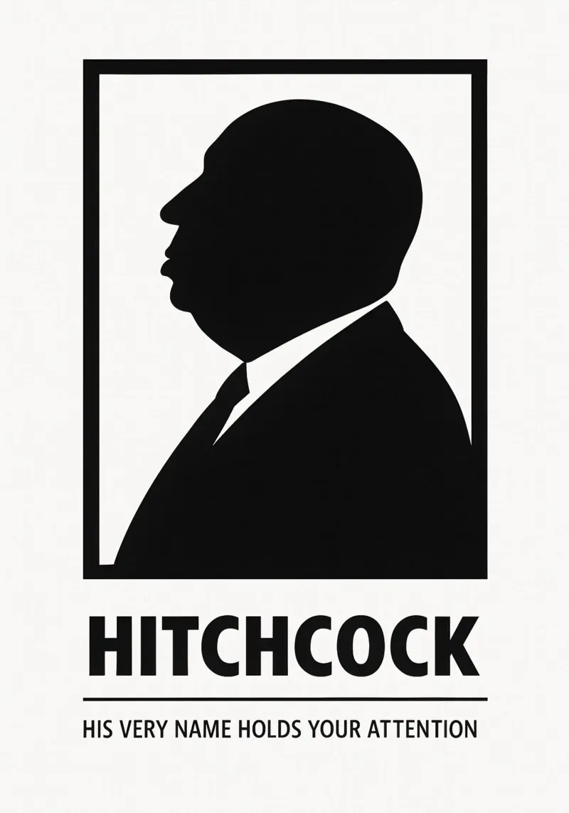 Hitchcock Print pellicola backlit da MoviesArt