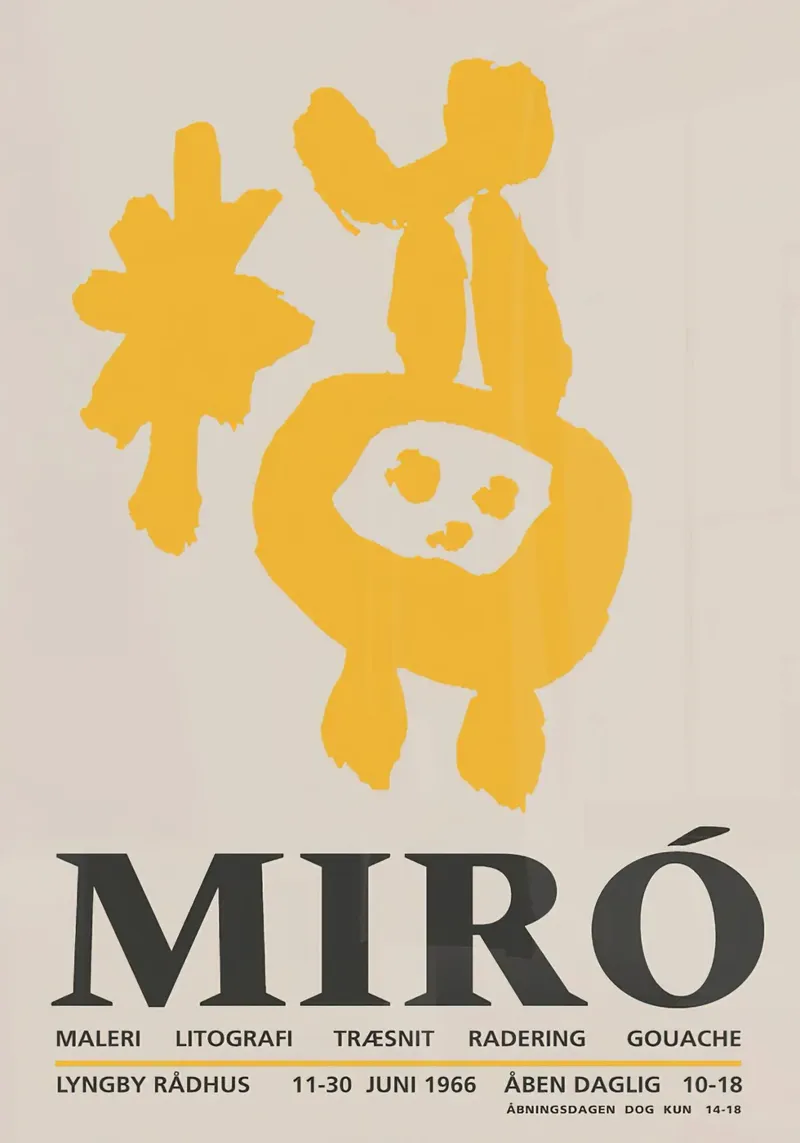 Joan Miro Maleri Litografi Remastered Version pellicola backlit da phillipp veisenberg