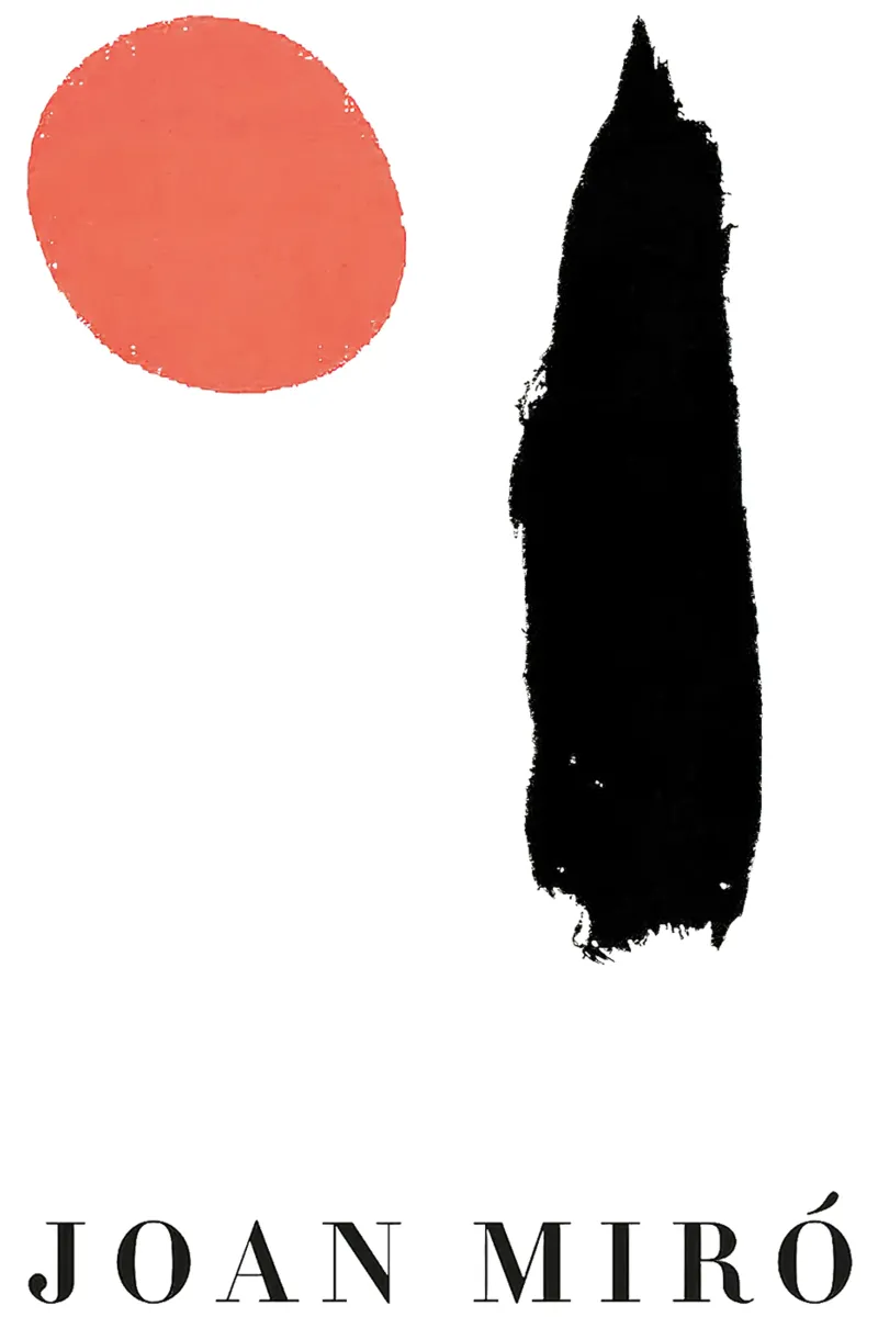 Joan Miro Minimalista Punti e linee pellicola backlit da phillipp veisenberg