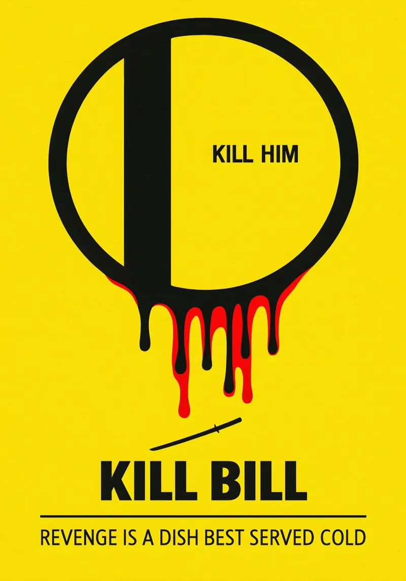 Kill Bill - Kill Him Print pellicola backlit da MoviesArt