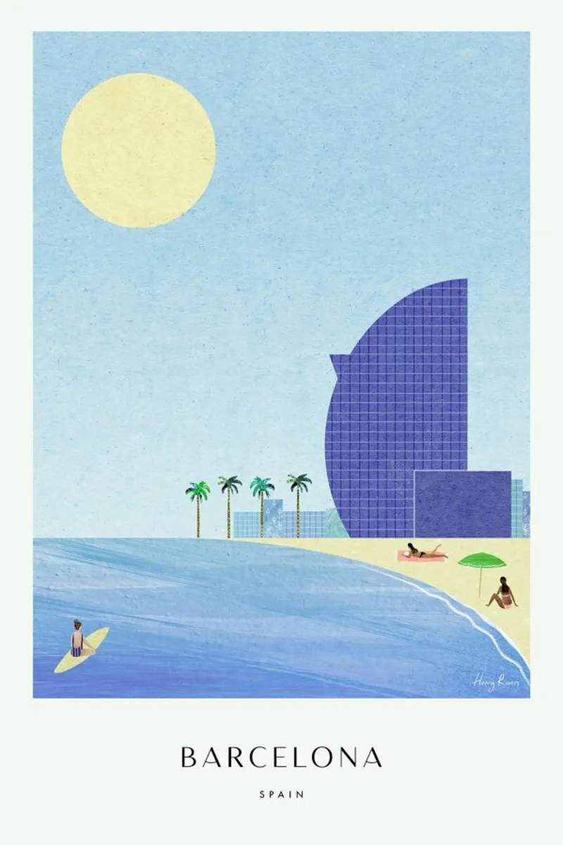 Barcelona - Series II poster da Henry Rivers