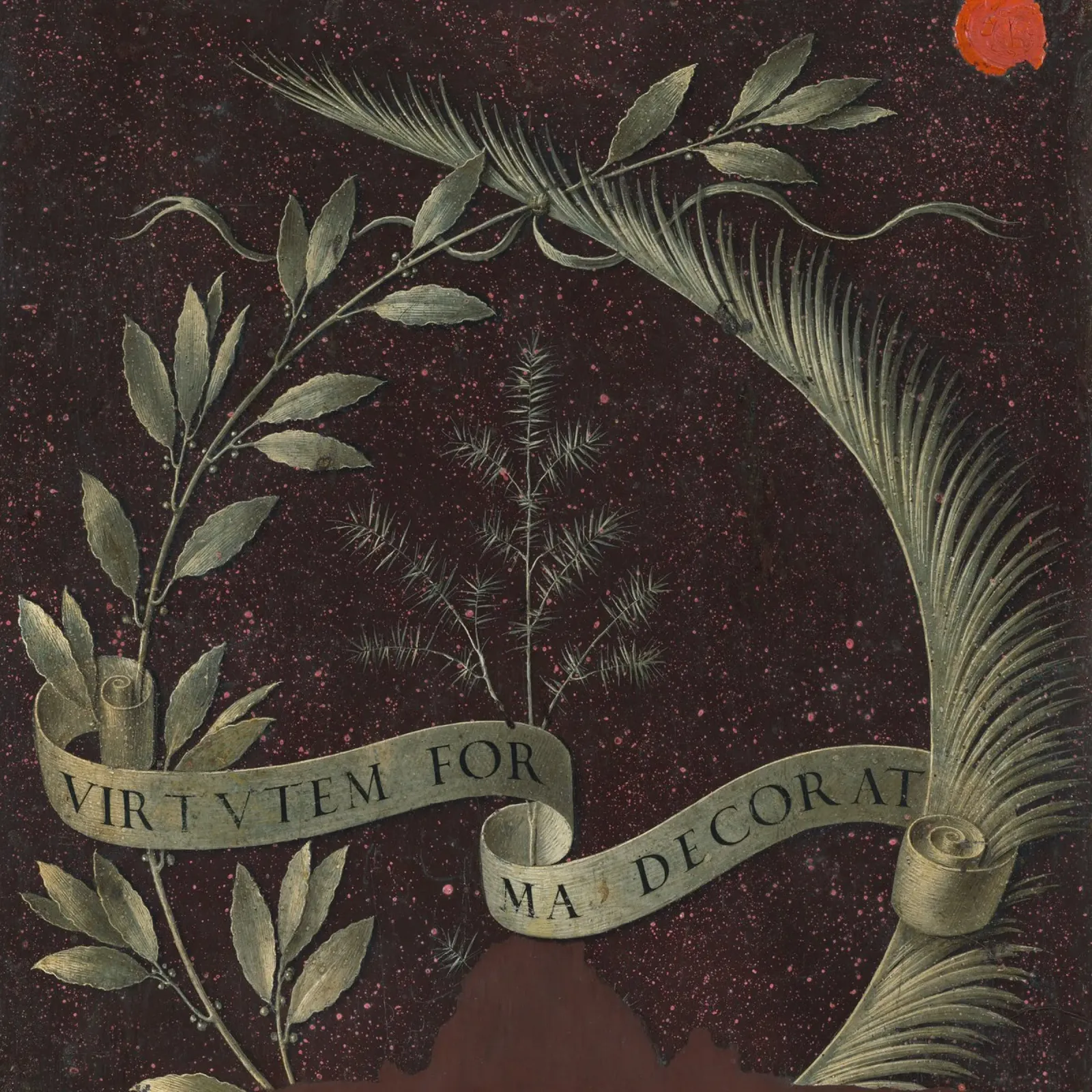 Leonardo da Vinci - Wreath of Laurel, Palm, and Juniper canvas by Venus Art
