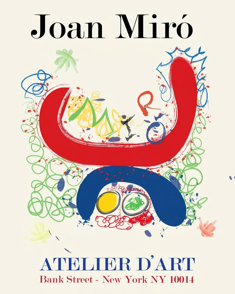 JOAN MIRO ATELIER DART POSTER pellicola backlit da phillipp veisenberg