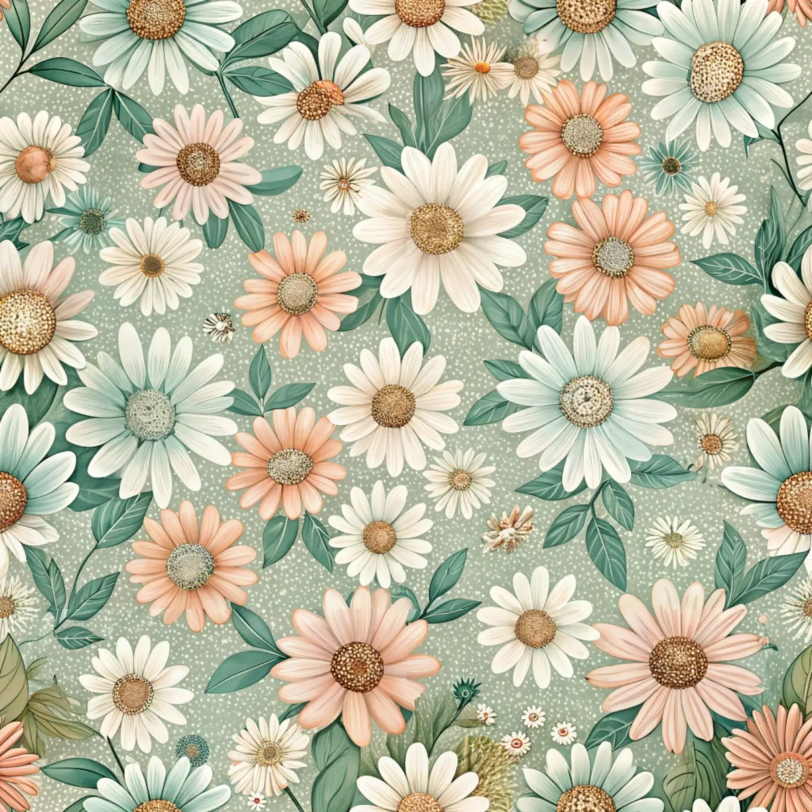 Daisy Reverie pellicola backlit da Botanical Pattern House