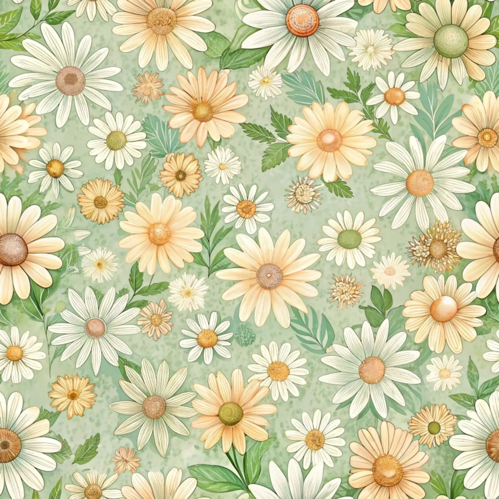 Daisy Reverie pellicola backlit da Botanical Pattern House