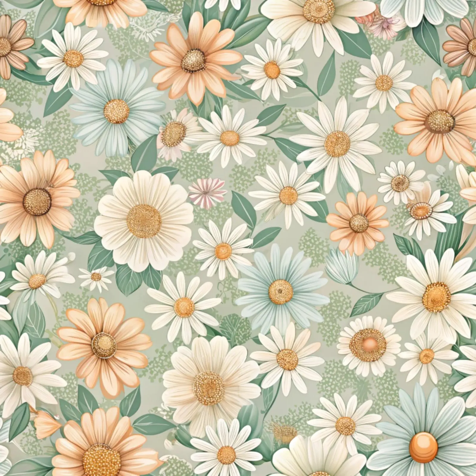 Daisy Reverie pellicola backlit da Botanical Pattern House