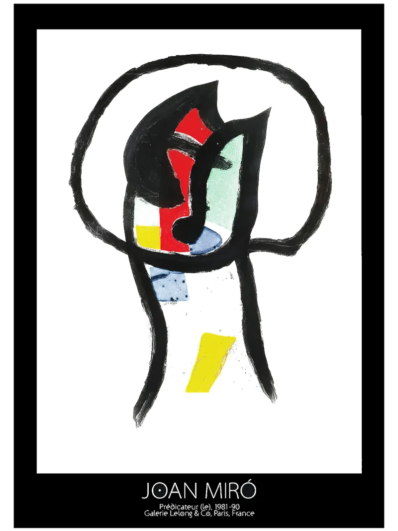 Joan Miro Il predatore-1981 pellicola backlit da phillipp veisenberg