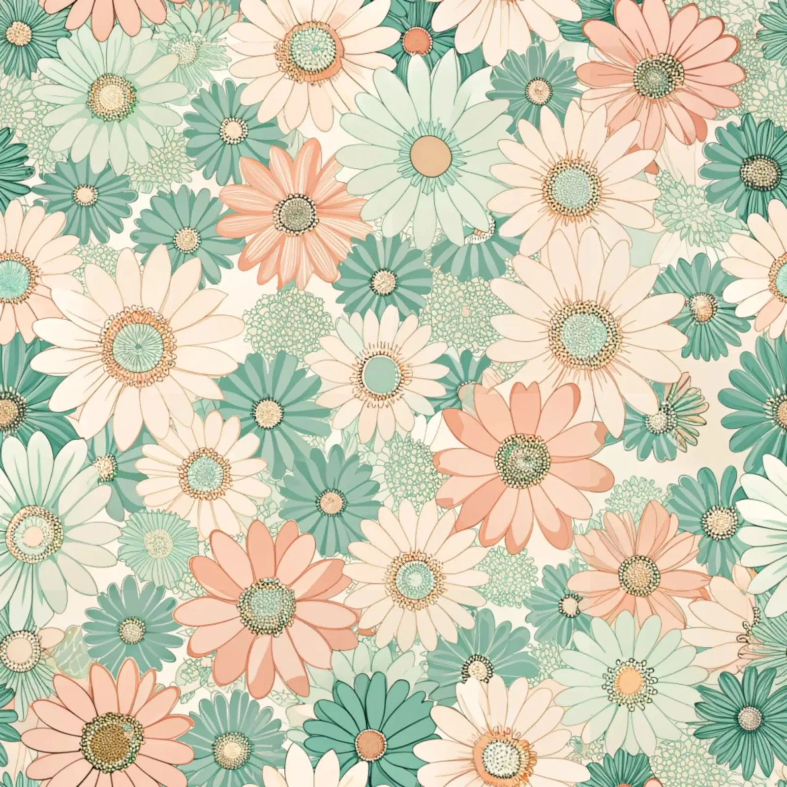 Daisy Reverie pellicola backlit da Botanical Pattern House