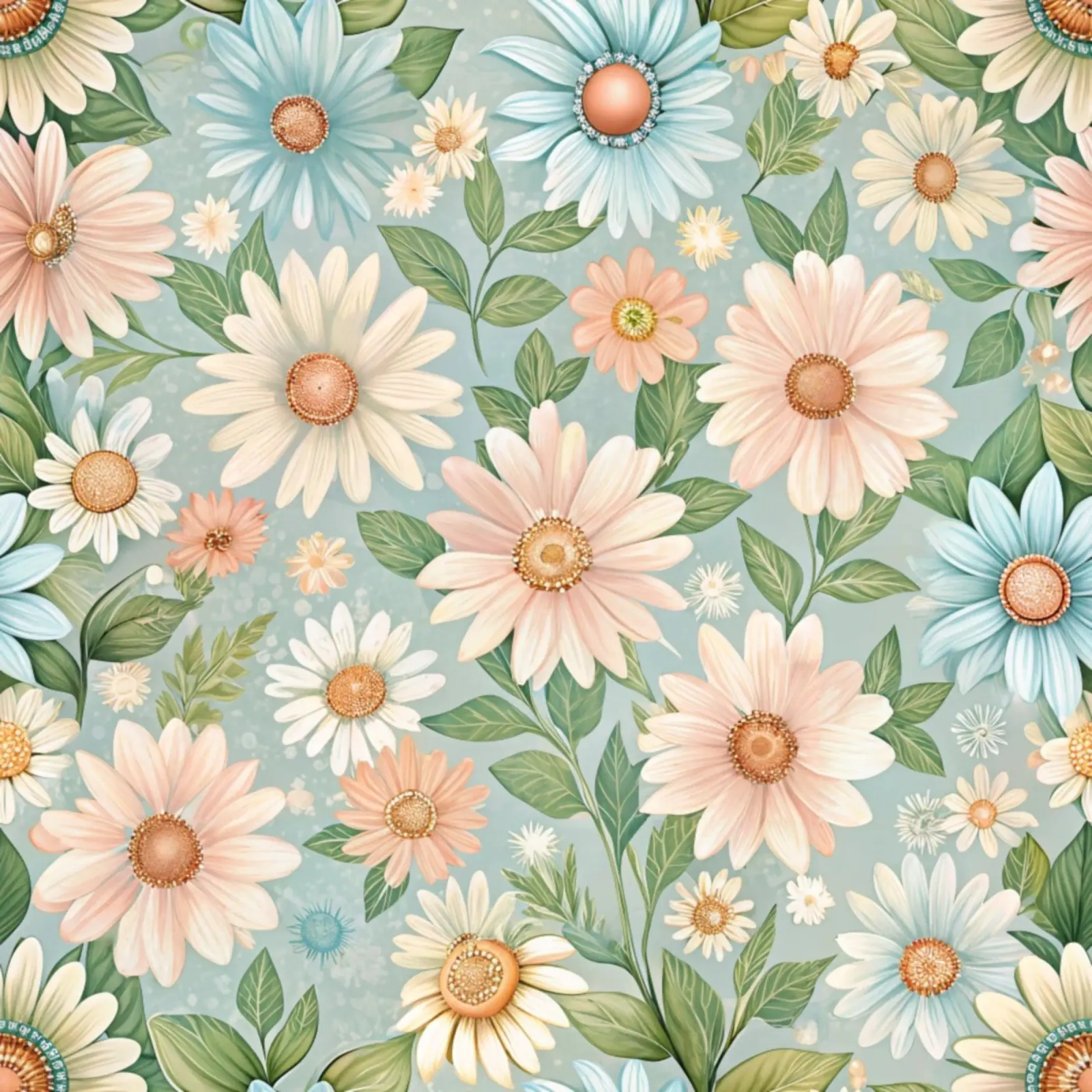Daisy Reverie pellicola backlit da Botanical Pattern House