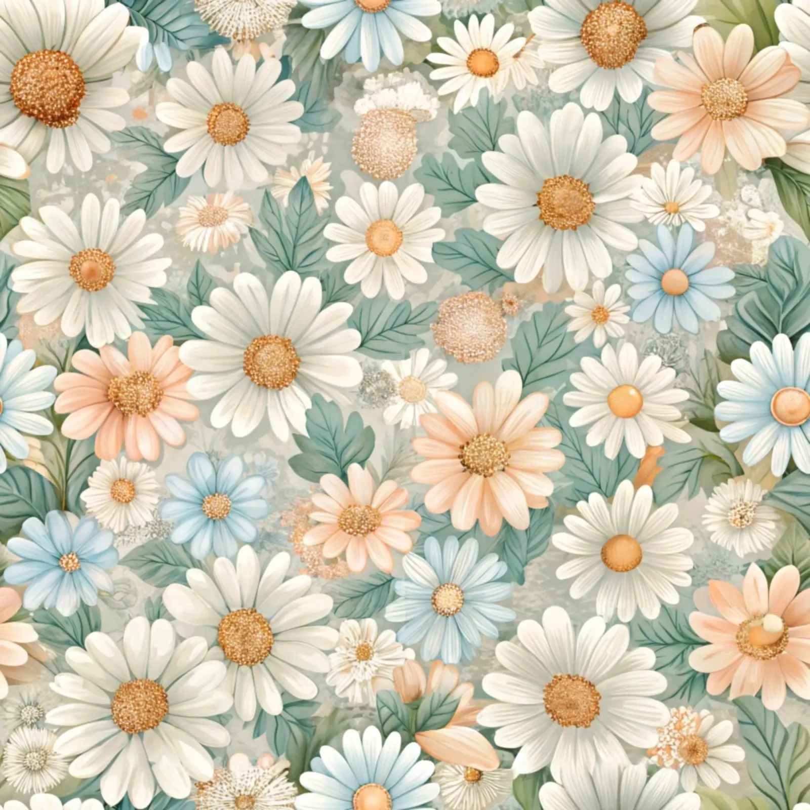 Daisy Reverie pellicola backlit da Botanical Pattern House