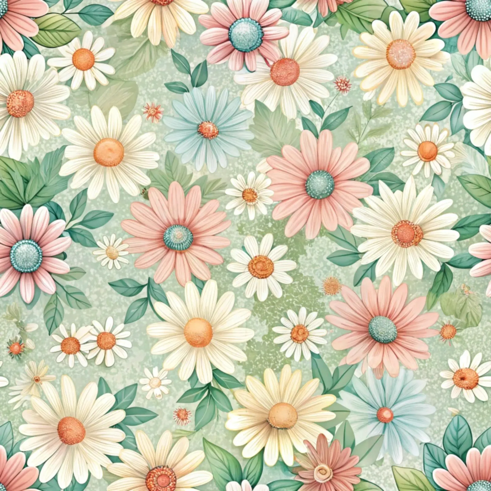 Daisy Reverie pellicola backlit da Botanical Pattern House