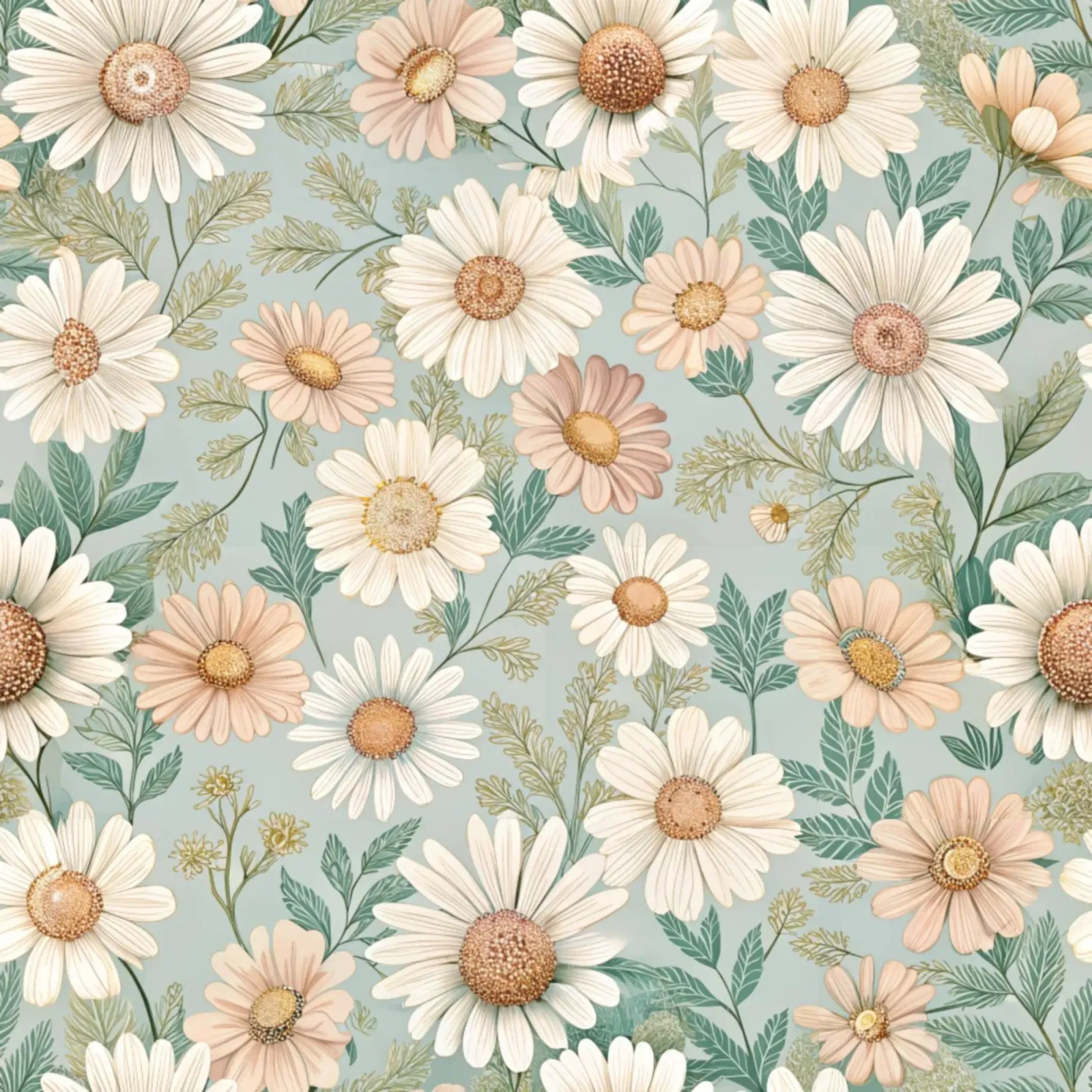 Daisy Reverie pellicola backlit da Botanical Pattern House