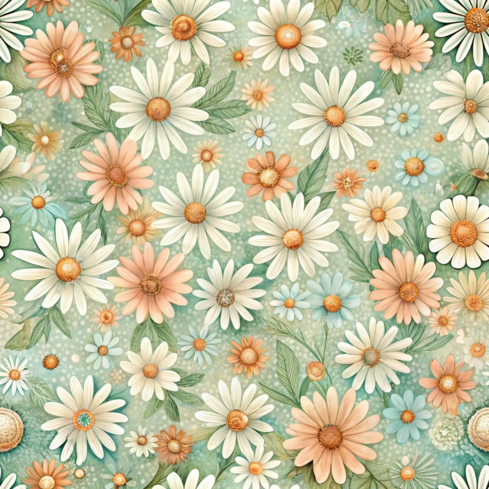 Daisy Reverie pellicola backlit da Botanical Pattern House