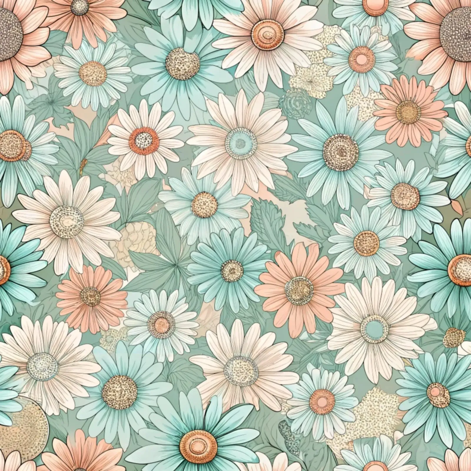 Daisy Reverie pellicola backlit da Botanical Pattern House